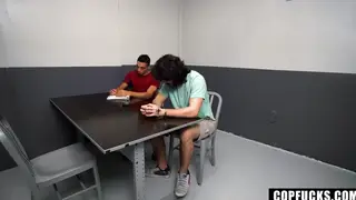 Security Guard Forces Two Young Thieves Into Bareback Sex