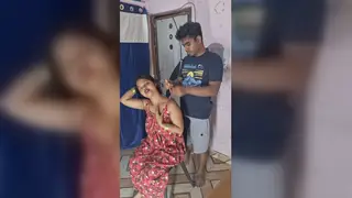 Indian Wife Gets Massage From Devar