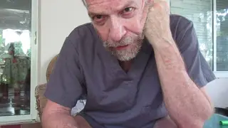 Mature Bear Performs POV Blowjob in Hospital Setting