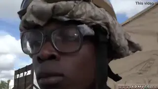 Military Stud Gets Outdoor Uniform Blowjob