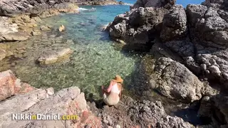 Blonde Couple Fucks Passionately on a Beach