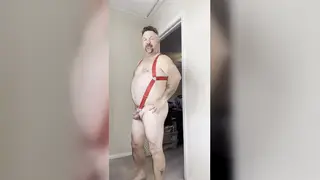 Mature Daddy Shows Off New Underwear