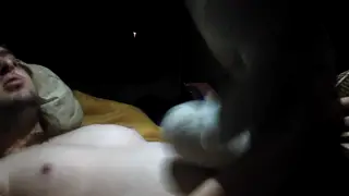 Hairy Cosplayer Takes Bareback Creampie in Plush Play