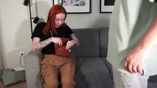 Tattooed Redhead Rides a Stranger Deep in the Forest