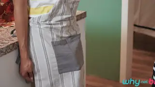 Blonde Takes First Anal in Stockings and Lingerie
