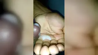 Amateur Guy Strokes for the Camera in a Quick Solo Clip