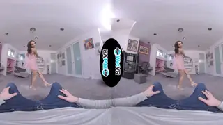 Petite Stripper Sucks and Rides in VR Doggystyle