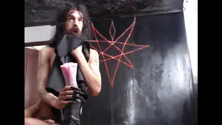 Hairy Bearded Femboy Takes Deep Anal Fisting