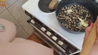Redhead Latina MILF Bares All in Kitchen POV Solo