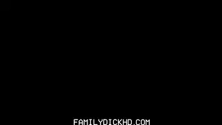 Blindfolded Stepdad and His Muscular Friend Share a Stepson in Bareback Threesome