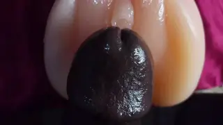 Stepsister Enjoys Slow-Motion Close-Up of a Massive Black Toy