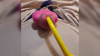 Bound Guy Takes a Blowjob and Toy in POV
