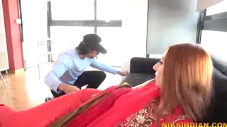 Busty Indian MILF Cheats with Her Brother-in-Law Over Deepthroat and Rimming