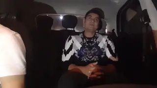 Driver Gets Blown and Barebacked in Car