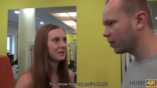 European Teen Fucks for Cash While Partner Watches POV