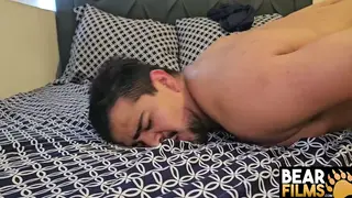 Hairy Bear and Chubby Partner Go Bareback With a Creampie Finish