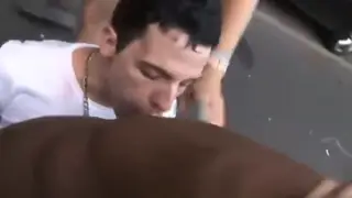 European Guy Sucks Massive BBC at Pride Celebration