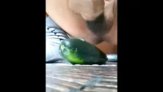 Latino Man Pleasures Himself with Slow Hand Strokes