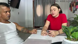 Pregnant Latina Neighbor Rides Cock Outdoors After Breakup