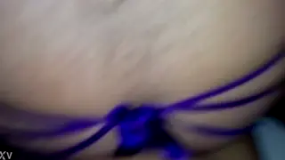 Latino Solo Rider Takes a Dildo Deep