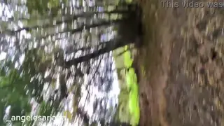 Petite Latina Earns Anal Creampie in Car at World's End