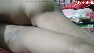 Young Indian Couple Films Their Raw Creampie Session