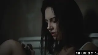 Petite Brunette Bound and Teased to Bondage Orgasm
