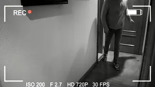 Busty Blonde MILF Caught Masturbating by Landlord