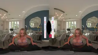 Tattooed Blonde VR Star Rides and Sucks in Immersive POV