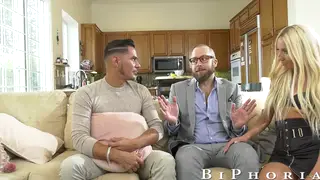 Divorced Guy Joins Swinging Neighbors for MMF Threesome