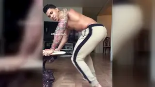 Latino Guy Shows Off Moves in Solo Dance Clip