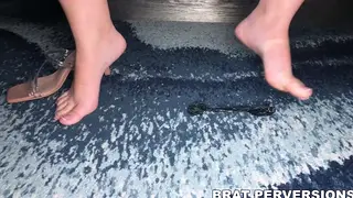 Cuckold Cleans Used Condom While Wife Watches