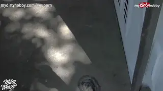 Blonde Milf Takes Stranger Outdoor for Blowjob and Facial