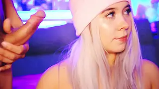 Chubby Blonde Latina Works Multiple Cocks on Live Cam