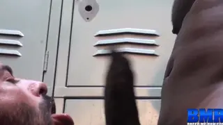 Hairy Bear Rims Hunk Before BBC Bareback Fuck