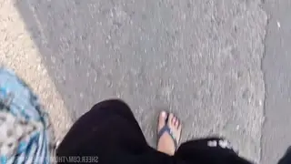 POV Foot Worship Leads to Barefoot Riding