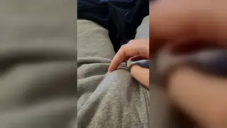 Hairy European Daddy Edges Himself on Camera
