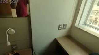 Latina Stepdaughter Sucks and Gets Eaten on Balcony