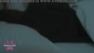 Stepdaughter Rides Stepdad Quietly While Stepmom Sleeps Nearby