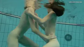 European Teens Share Intimate Poolside Lesbian Oral