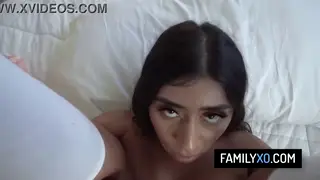 Curvy Stepdaughter Grinds on Stepdad's Shaft
