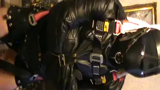 European Sub Suspended in Leather Straitjacket