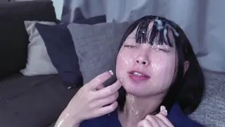Japanese Amateur Delivers Sloppy Blowjob Ending in Facial