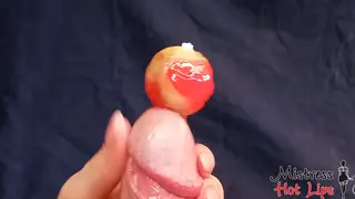 Busty Teen Dominates with Slow Handjob Control