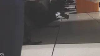 Asian Guy Sucks Cock in Public Bathroom Stall