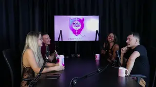 Blonde Latina Teen Enjoys Threesome At Club While Partner Watches