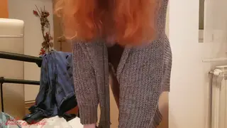 Petite Redhead Roommate Teases in POV Cosplay