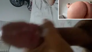 Lesbian Wife Pleasures Husband With Handjob