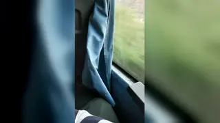 Indian Teacher Flashes Bulge and Strokes in Public Bus