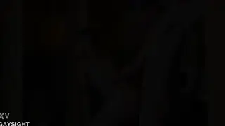 European Stud Takes Bareback Blowjob in Bathroom